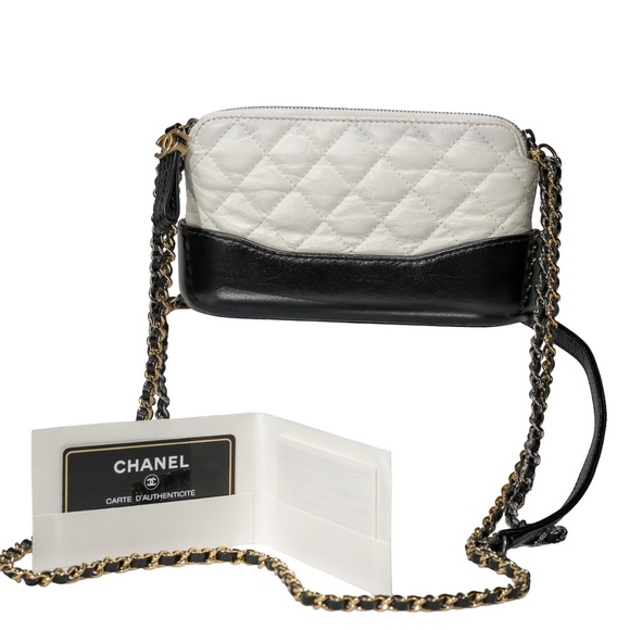 Chanel Gabrielle Double Zip Clutch with Chain Quilted Aged Calfskin - Picture 12 of 12